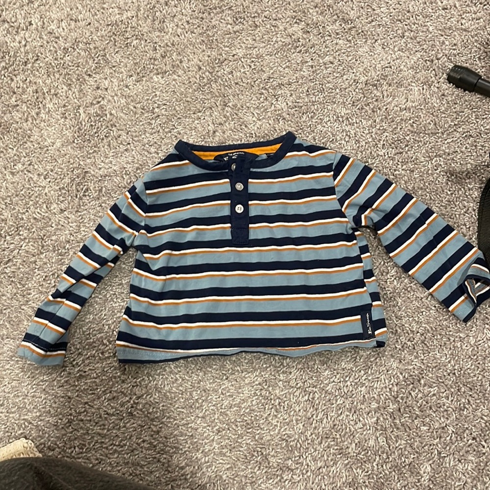 Ben Sherman Toddler Long Sleeved Striped Shirt